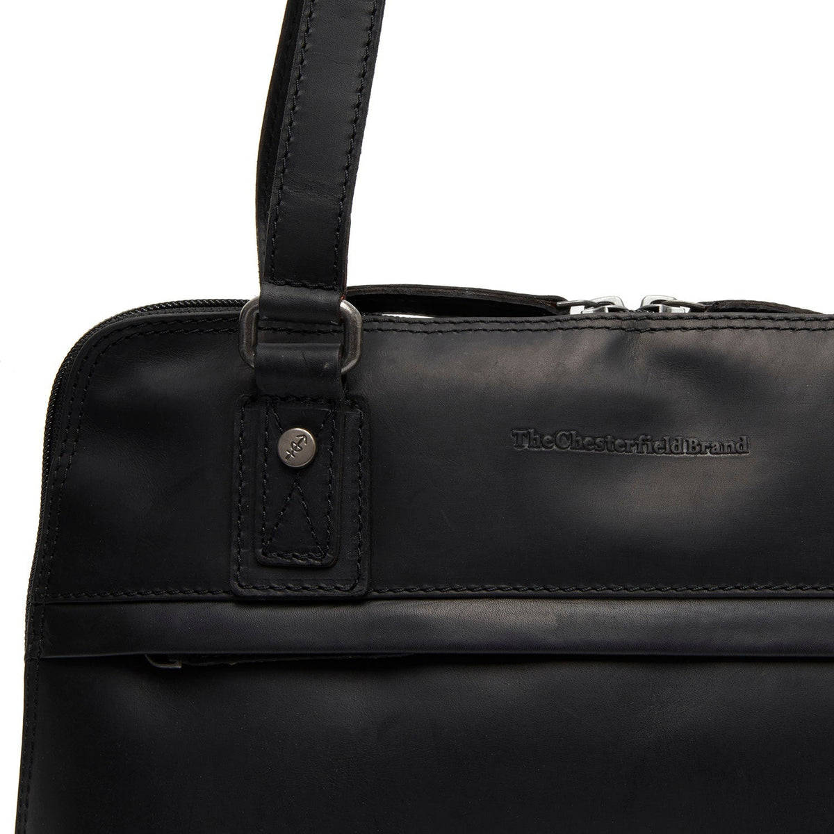 
Classic 100% Full-Grain leather Bag - Πίσω όψη με ενισχυμένους δερμάτινους ιμάντες