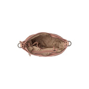 
Solid Antique Brass Hardware & Heavy-Duty Dual Zipper Detail on Lucy Δερμάτινη τσάντα ώμου