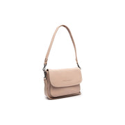 Miloa Full-Grain Leather Shoulder Bag in Classic 100% Full-Grain Leather - Full Exterior Front Profile View | Buy Online