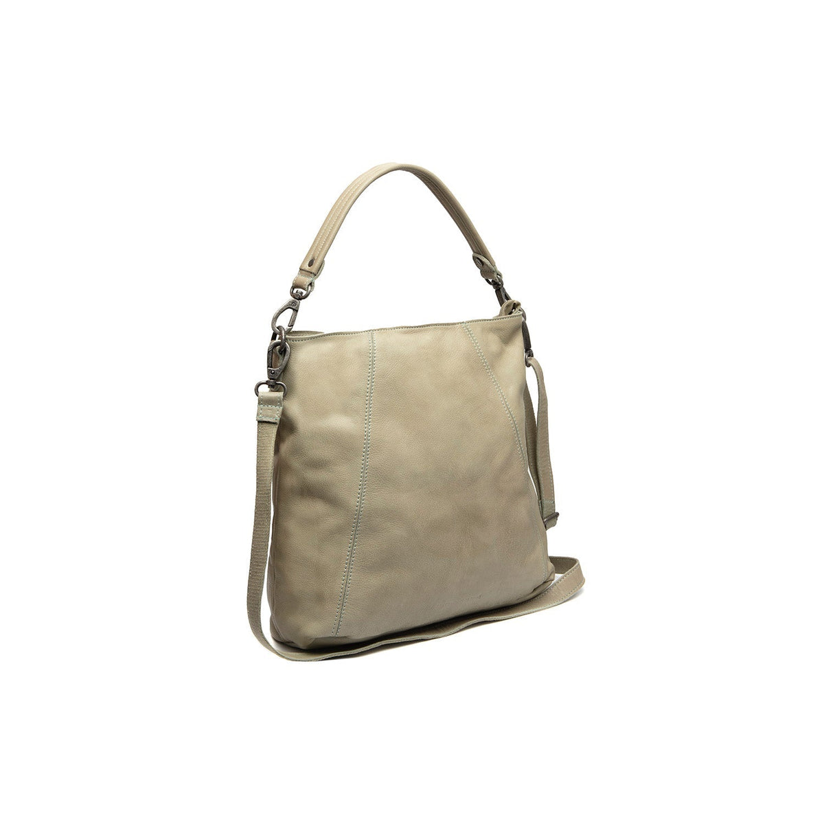 Sintra Full-Grain Leather Shoulder Bag σε κλασικό 100% γνήσιο δέρμα full grain - Full Exterior Μπροστινή όψη & εφαρμοστή σιλουέτα | Αγορά online