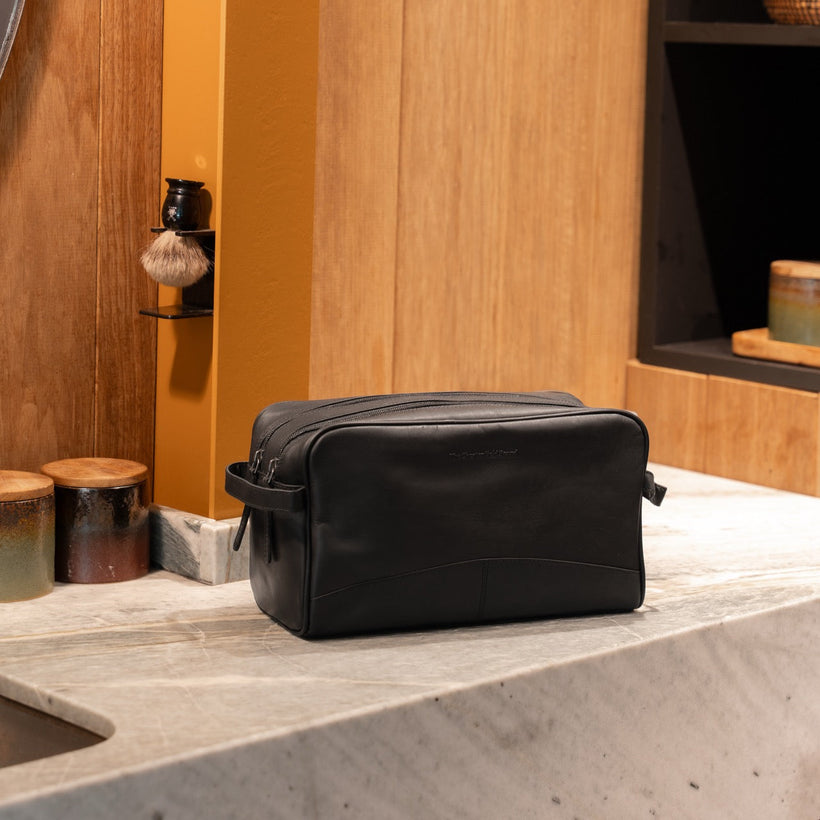 Stefan Full-Grain Leather Toiletry Bag Γυναικείο