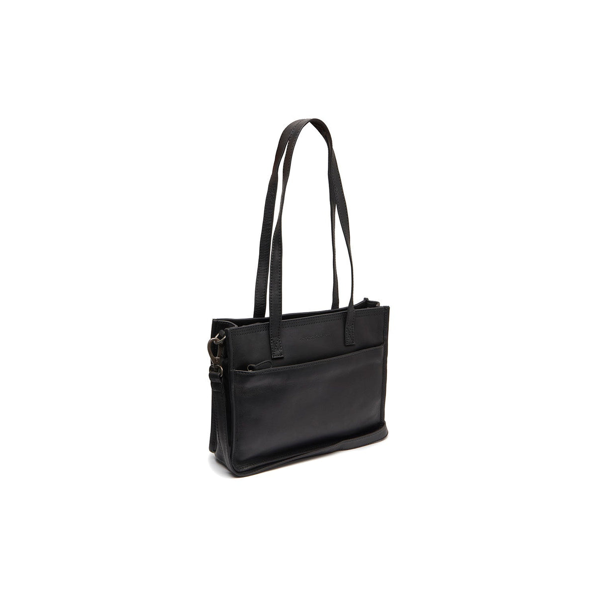 Estella Full-Grain Leather Tote Bag in Classic 100% Full-Grain Leather - Full Exterior Front Profile View | Buy Online