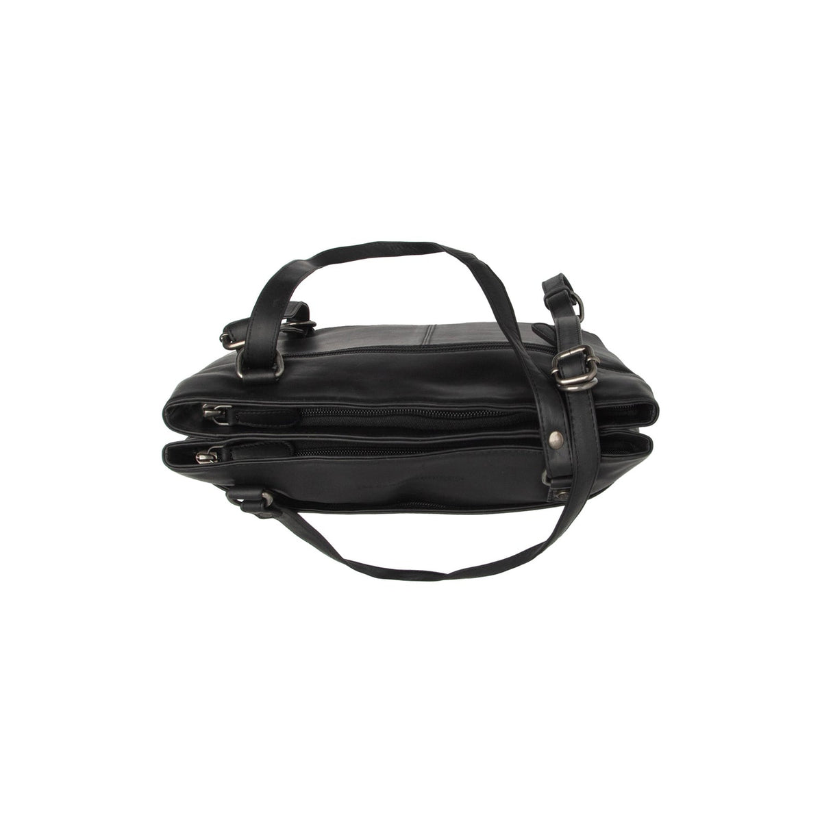 
Classic 100% Full-Grain leather Bag - Πίσω όψη με ενισχυμένους δερμάτινους ιμάντες