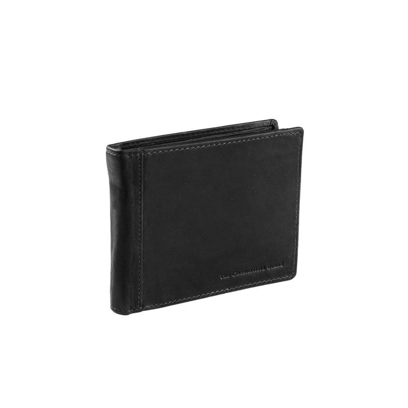 Alvina Full-Grain Leather Wallet in Classic 100% Full-Grain Leather - Full Exterior Front Profile View | Buy Online