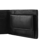 Enzo Full-Grain Leather Wallet - Structured Side Profile Showing Gusset Depth &amp; Expansion Capacity