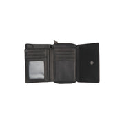 Sorraia Full-Grain Leather Wallet - Structured Side Profile Showing Gusset Depth &amp; Expansion Capacity