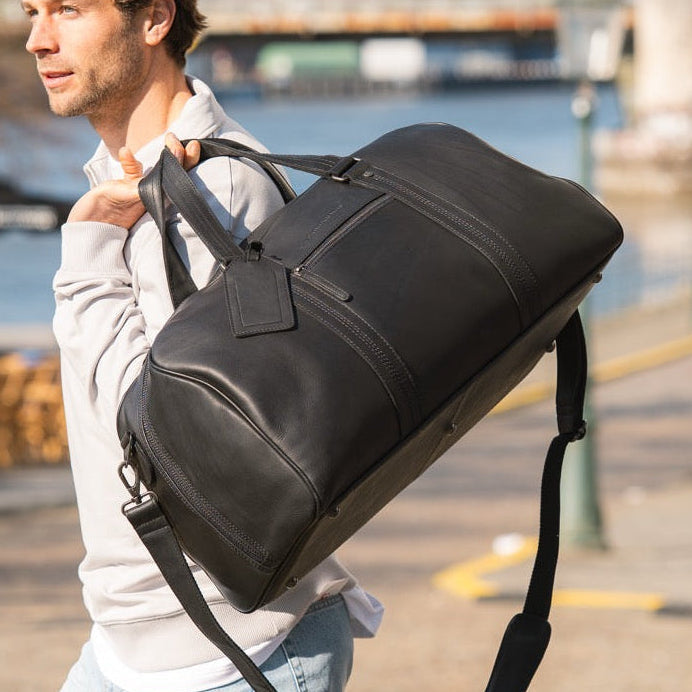 Rivaro Full-Grain Leather Weekender Bag Γυναικείο