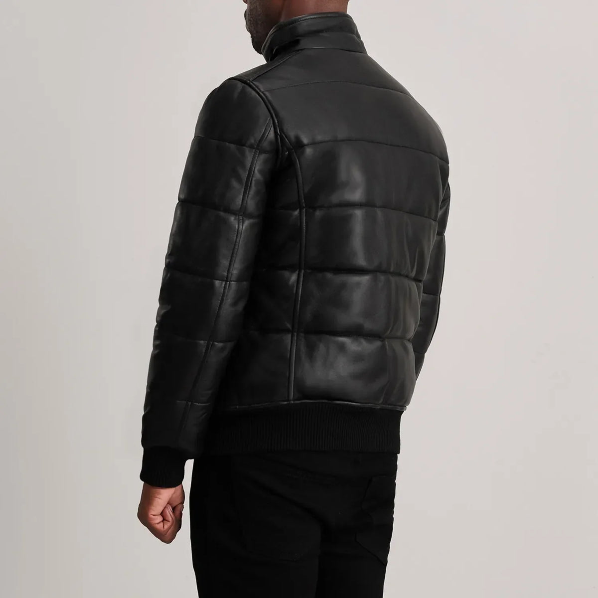 
Authentic Sheepskin Leather with Semi-Aniline Finish Grain Texture & Heavy-Duty Seam Stitching Detail