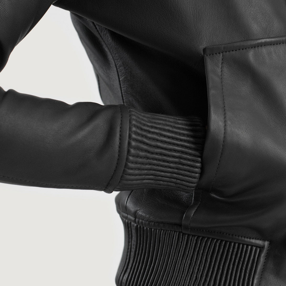 
Luna Hooded Δερμάτινο Μπουφάν Bomber Γυναικείο – alternate product view 6