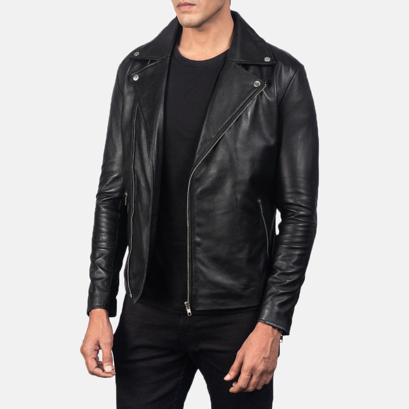 Noah Δερμάτινο Μπουφάν Biker Ανδρικό