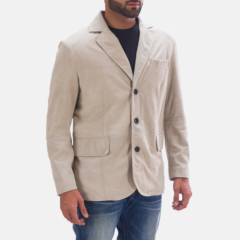 Professor By Day Suede Blazer Ανδρικό