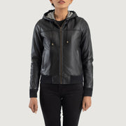 
Rebella Hooded Δερμάτινο Μπουφάν Bomber Γυναικείο – alternate product view 4