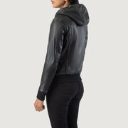 
Rebella Hooded Δερμάτινο Μπουφάν Bomber Γυναικείο – alternate product view 5