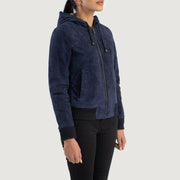 
Rebella Hooded Δερμάτινο Μπουφάν Bomber Γυναικείο – alternate product view 2