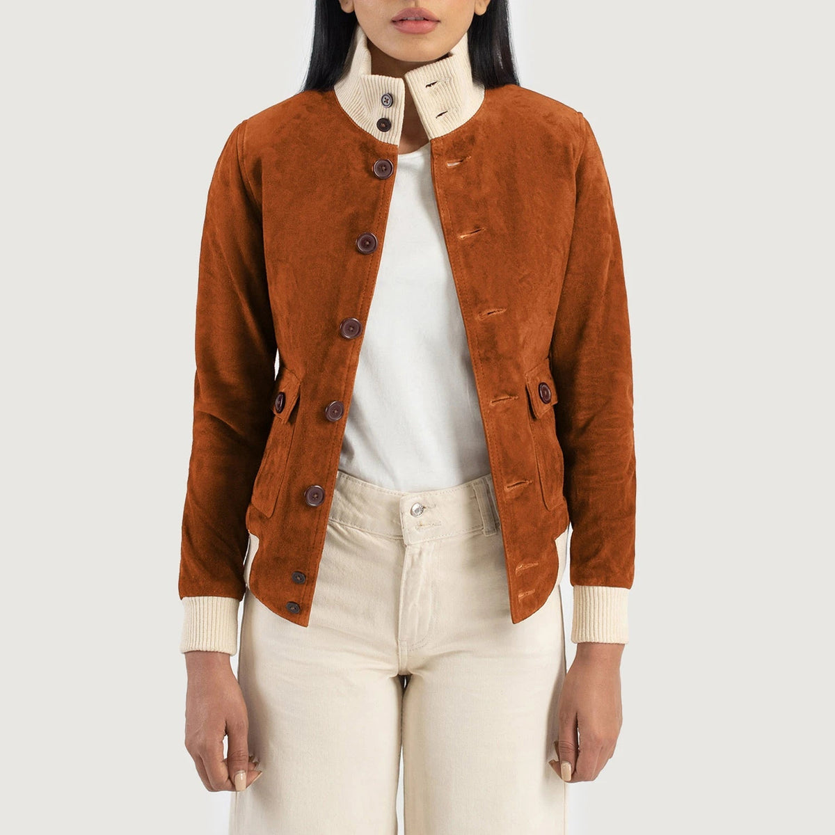 
Sasha A1 Δερμάτινο Μπουφάν Bomber Γυναικείο – alternate product view 1