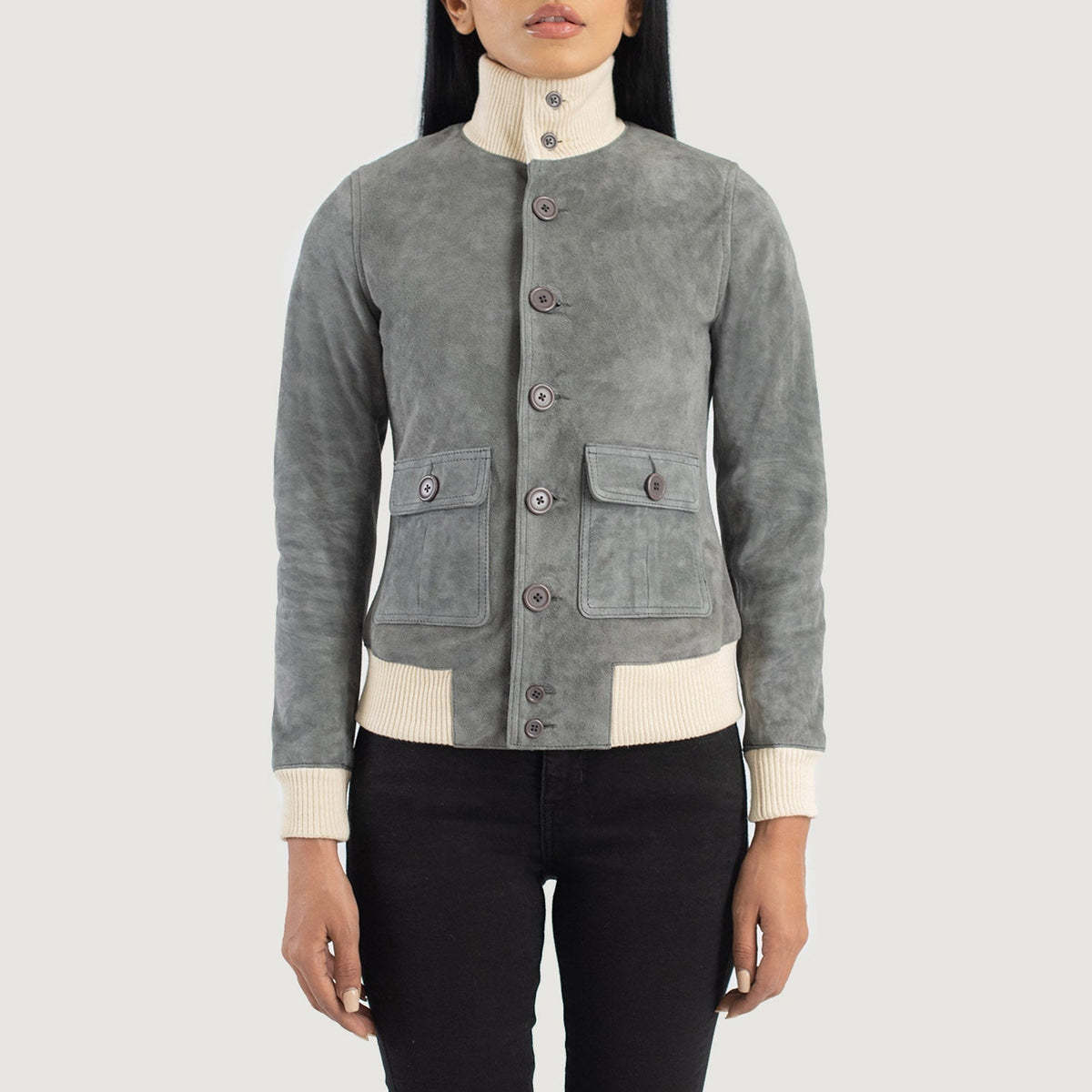 
Sasha A1 Δερμάτινο Μπουφάν Bomber Γυναικείο – alternate product view 4