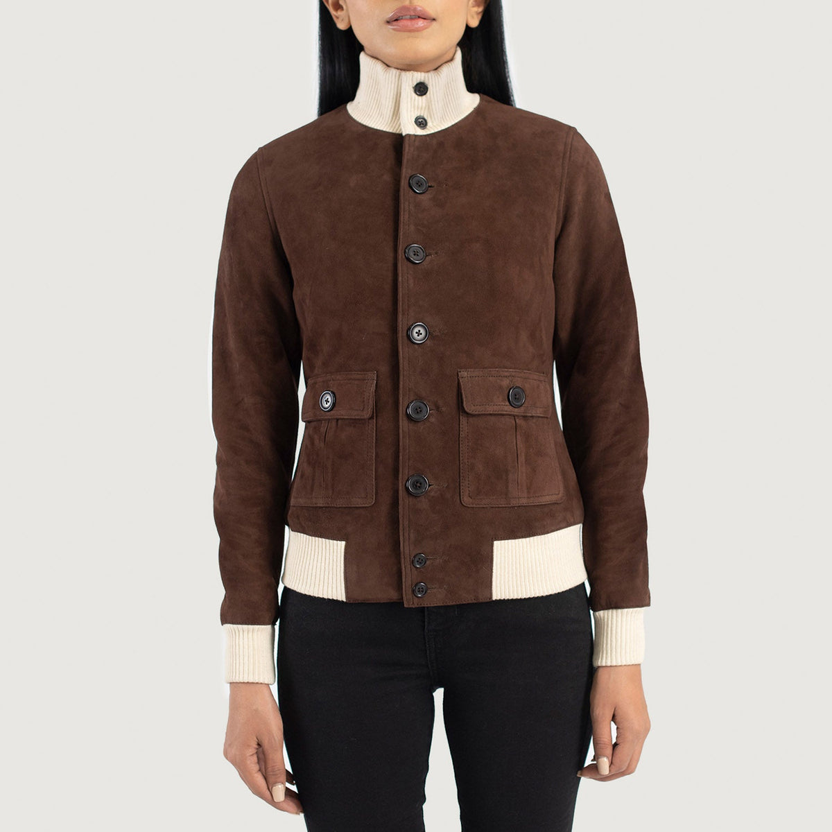 
Sasha A1 Δερμάτινο Μπουφάν Bomber Γυναικείο – alternate product view 4