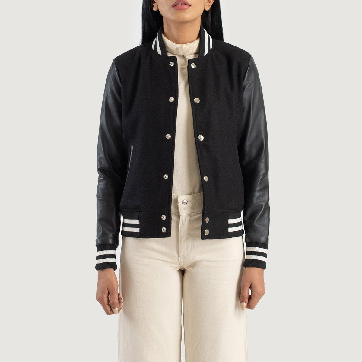 
Savant Varsity Δερμάτινο Μπουφάν Γυναικείο – alternate product view 1