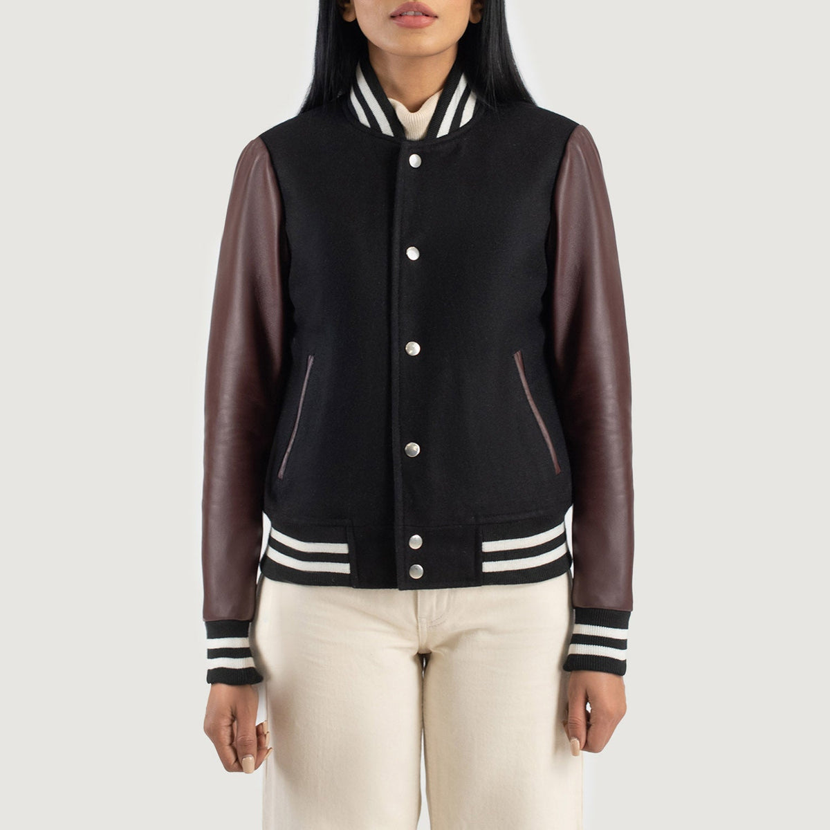 
Savant Varsity Δερμάτινο Μπουφάν Γυναικείο – alternate product view 4