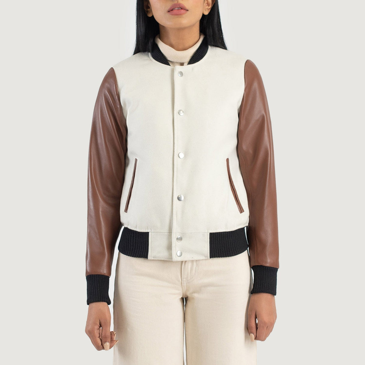 
Savant Varsity Δερμάτινο Μπουφάν Γυναικείο – alternate product view 4