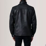 
Authentic Sheepskin Snuffed with Snuffed Finish Grain Texture & Heavy-Duty Seam Stitching Detail