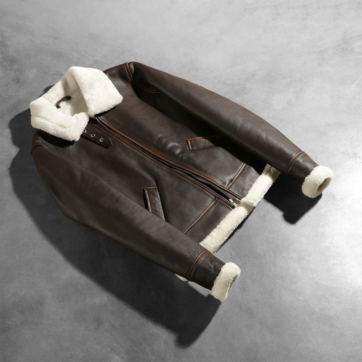 
Sherilyn B-3 Μαύρο Δερμάτινο Μπουφάν Bomber Γυναικείο – alternate product view 7