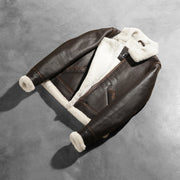 
Sherilyn B-3 Μαύρο Δερμάτινο Μπουφάν Bomber Γυναικείο – alternate product view 8