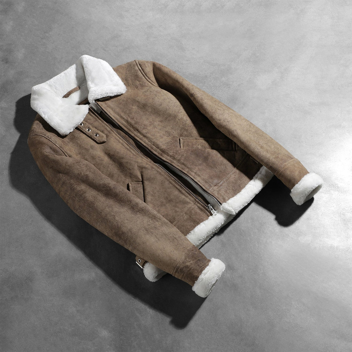 
Sherilyn B-3 Μαύρο Δερμάτινο Μπουφάν Bomber Γυναικείο – alternate product view 7