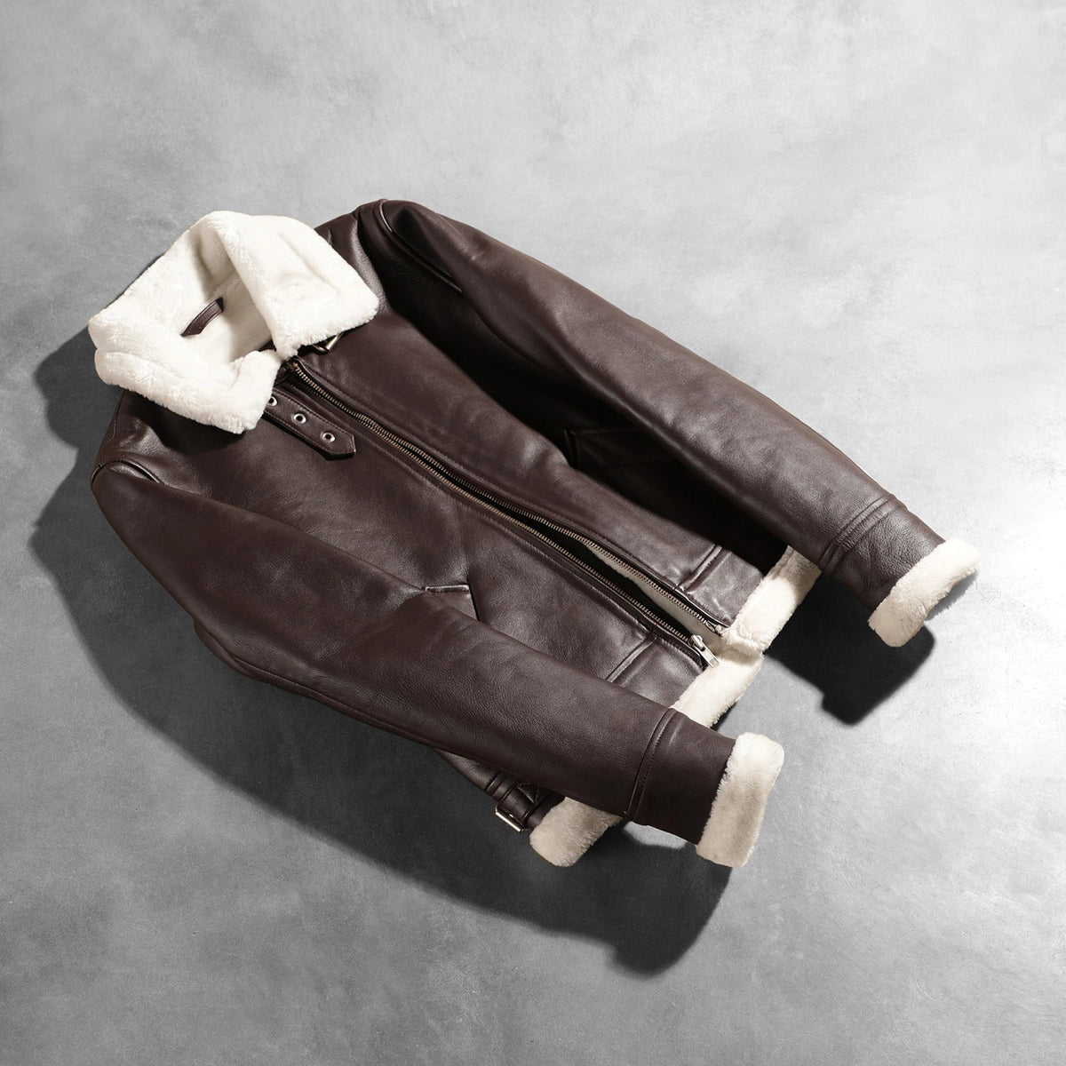 
Sherilyn B-3 Μαύρο Δερμάτινο Μπουφάν Bomber Γυναικείο – alternate product view 7
