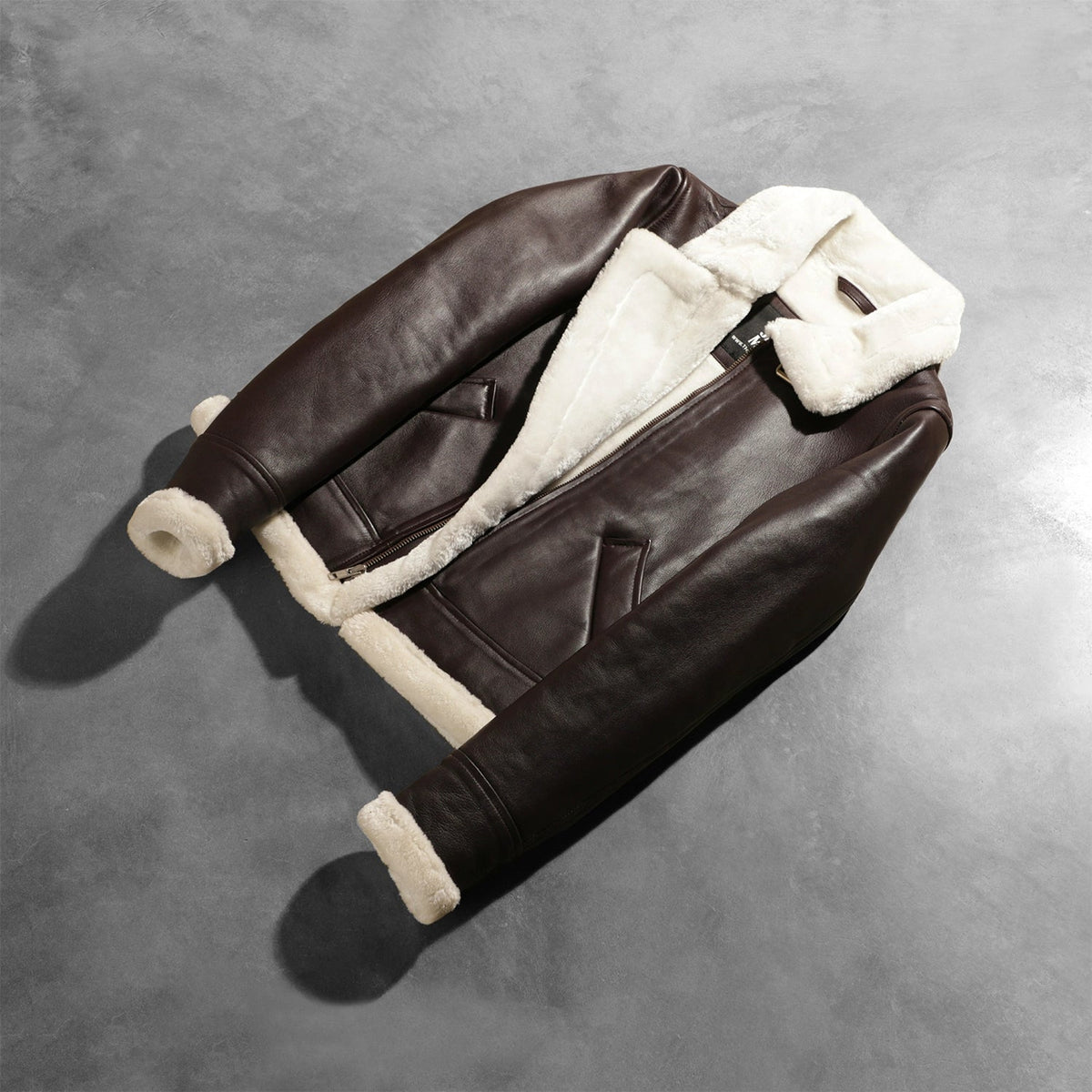 
Sherilyn B-3 Μαύρο Δερμάτινο Μπουφάν Bomber Γυναικείο – alternate product view 8