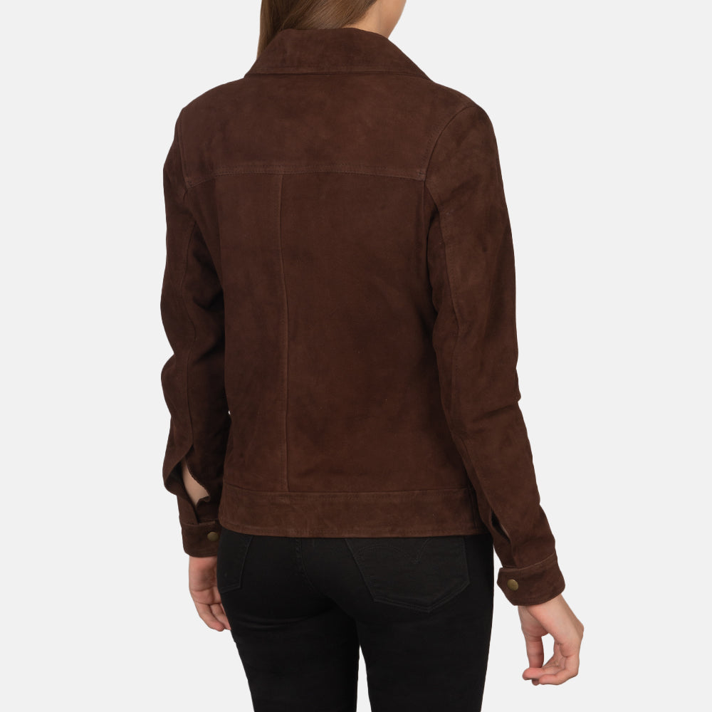 
Suzy Trucker Καφέ Δερμάτινο Μπουφάν Γυναικείο – alternate product view 5