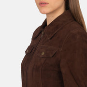 
Suzy Trucker Καφέ Δερμάτινο Μπουφάν Γυναικείο – alternate product view 6