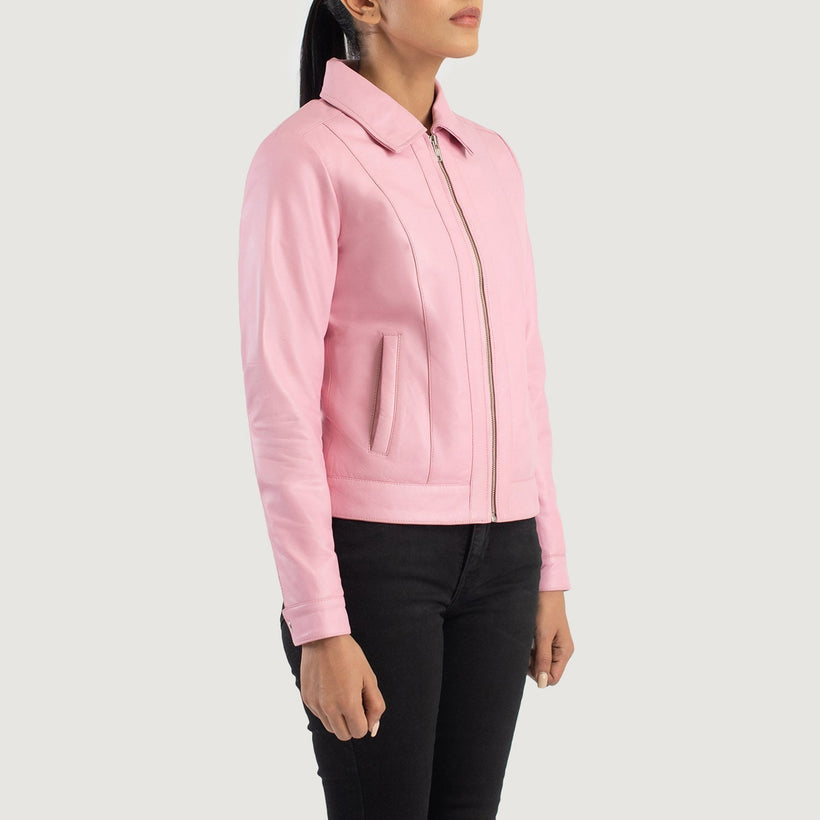 Vixen Classic Collar Δερμάτινο Μπουφάν Γυναικείο