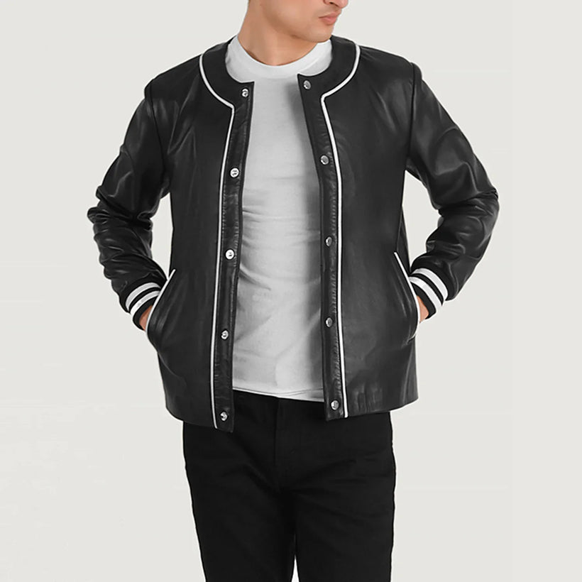 Willis Varsity Δερμάτινο Μπουφάν Ανδρικό