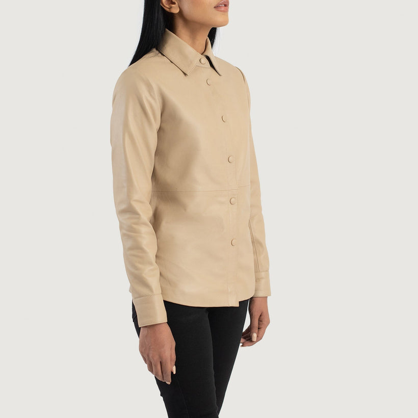 Zenith Shirt Δερμάτινο Μπουφάν Γυναικείο