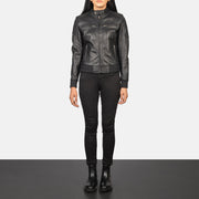 
Zenna Δερμάτινο Μπουφάν Bomber Γυναικείο – alternate product view 3