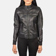 
Zenna Δερμάτινο Μπουφάν Bomber Γυναικείο – alternate product view 4