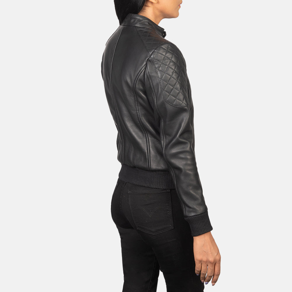 
Zenna Δερμάτινο Μπουφάν Bomber Γυναικείο – alternate product view 5